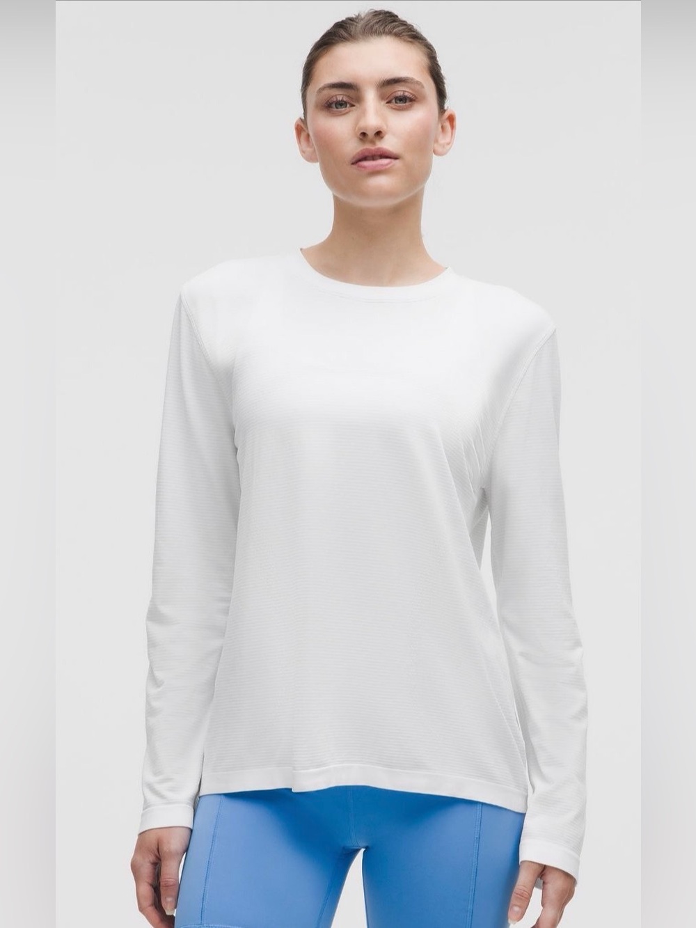 NWT- Lululemon Swiftly Relaxed Long Sleeve - Size 8 - White